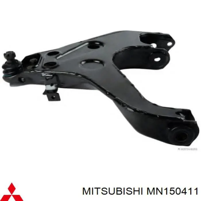 MN150411 Mitsubishi barra oscilante, suspensión de ruedas delantera, inferior izquierda