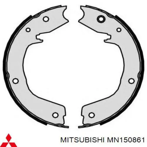 Pastillas de freno de mano Mitsubishi MN150861