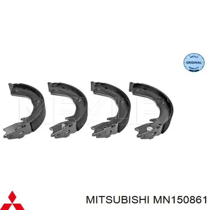 Comprar MN150861 Mitsubishi Juego de zapatas de frenos, freno de estacionamiento