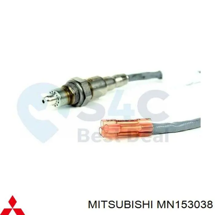 MN153038 Mitsubishi sonda lambda, sensor de oxígeno despues del catalizador izquierdo