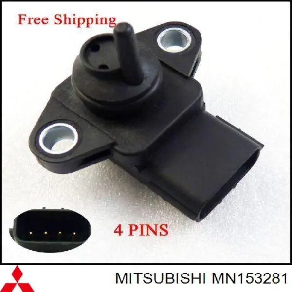 MN153281 Mitsubishi sensor de presion del colector de admision
