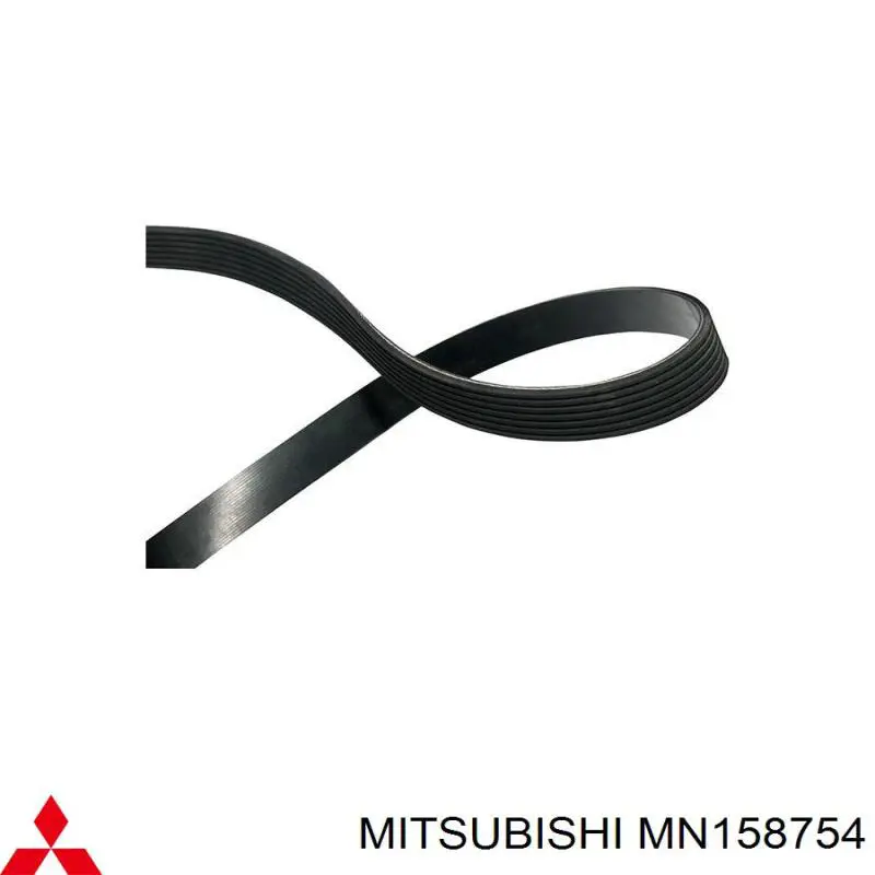 MN158754 Mitsubishi correa trapezoidal