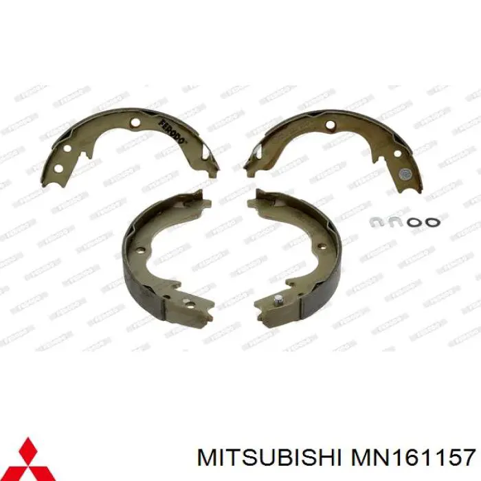 Zapatas de freno de mano Mitsubishi MN161157 precio, desde 25,12 EUR