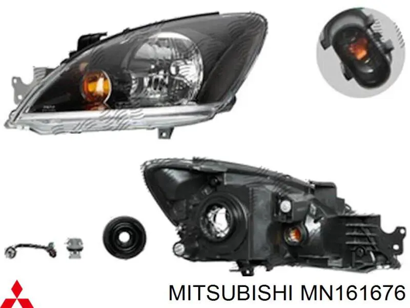 Faro derecho Mitsubishi MN161676 precio, desde 116,31 EUR