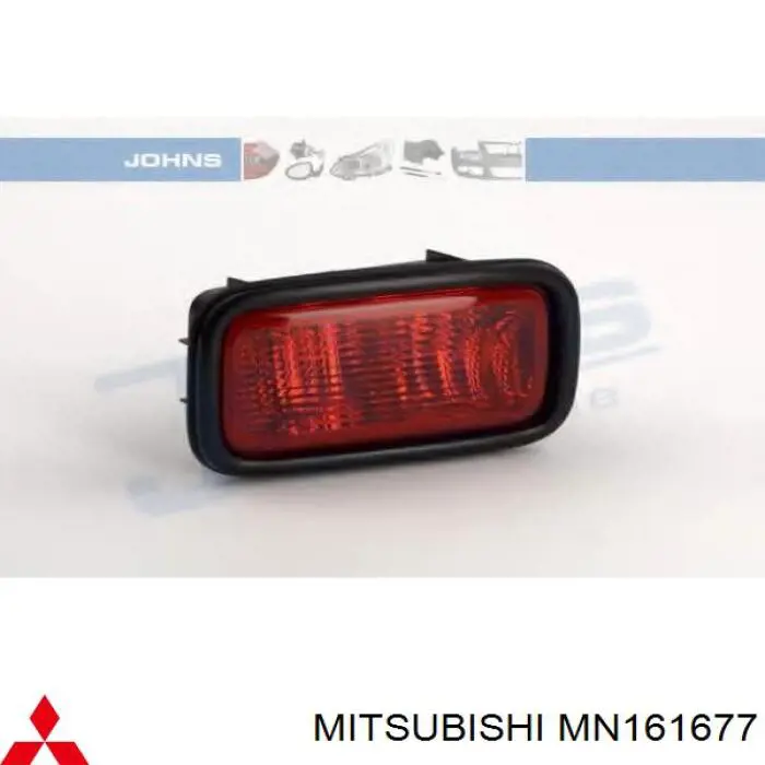 MN161677 Mitsubishi faro antiniebla trasero izquierdo