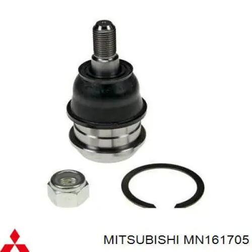 MN161705 Mitsubishi barra oscilante, suspensión de ruedas delantera, inferior izquierda