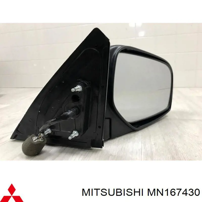 MN167430 Mitsubishi espejo retrovisor derecho
