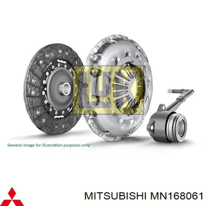 Disco de embrague Mitsubishi MN168061 precio, desde 70,15 EUR
