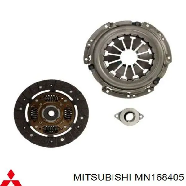 MN168405 Mitsubishi kit de embrague (3 partes)