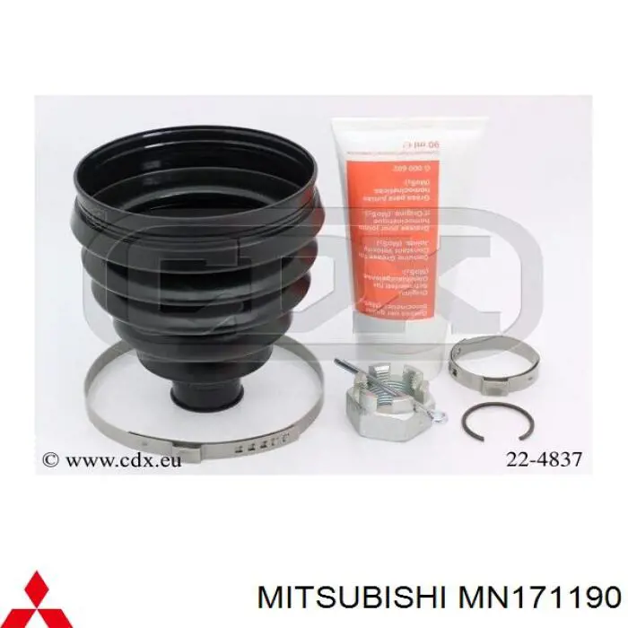 MN171190 Mitsubishi fuelle, árbol de transmisión delantero exterior