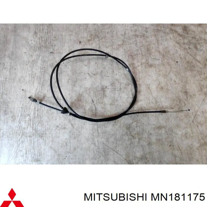 MN181175 Mitsubishi cable de capó del motor