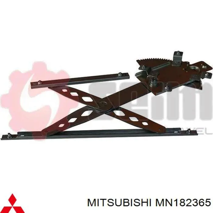 MN182365 Mitsubishi mecanismo de elevalunas, puerta delantera izquierda
