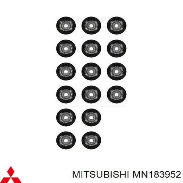 Anillo de junta, vástago de válvula de escape para Mitsubishi ASX (GA)