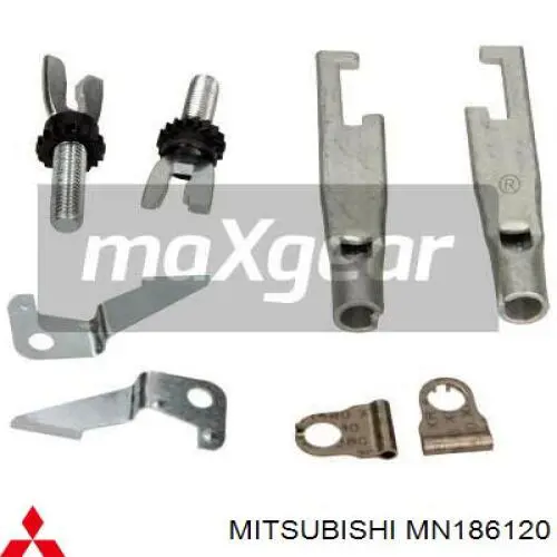 Zapatas de freno traseras Mitsubishi MN186120
