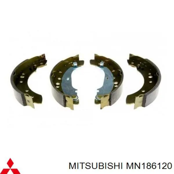MN186120 Mitsubishi Zapatas de freno de tambor traseras