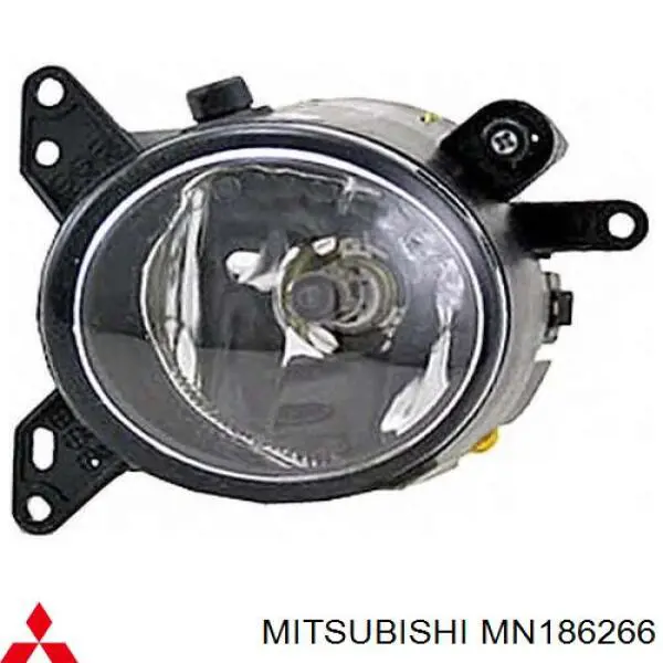Luz antiniebla derecha para Mitsubishi Lancer (CY_A, CZ_A)