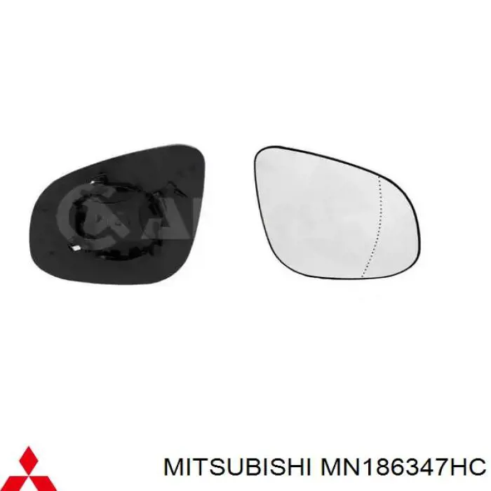 MN186347HC Mitsubishi parachoques trasero