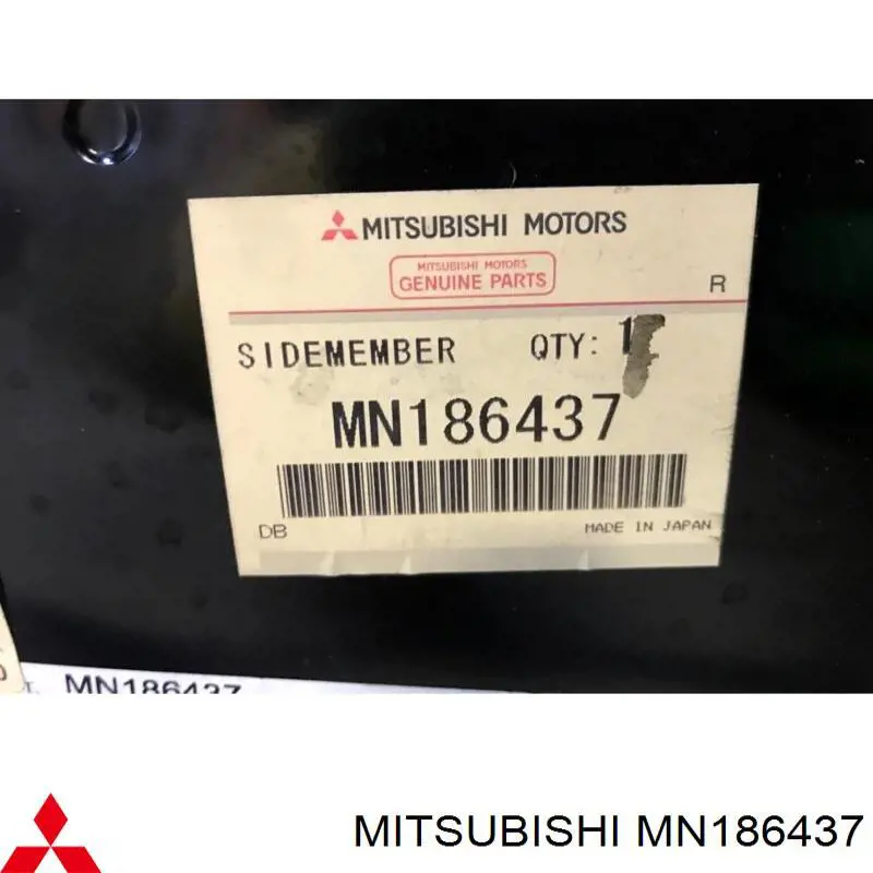 Larguero delantero izquierdo del bastidor Mitsubishi MN186437 precio, desde 872,85 EUR