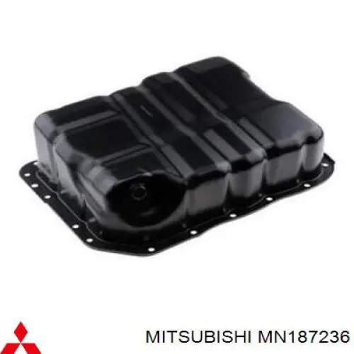 Comprar MN187236 Mitsubishi Cárter de aceite del motor