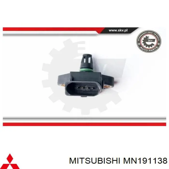 MN191138 Mitsubishi sensor de presion de carga (inyeccion de aire turbina)