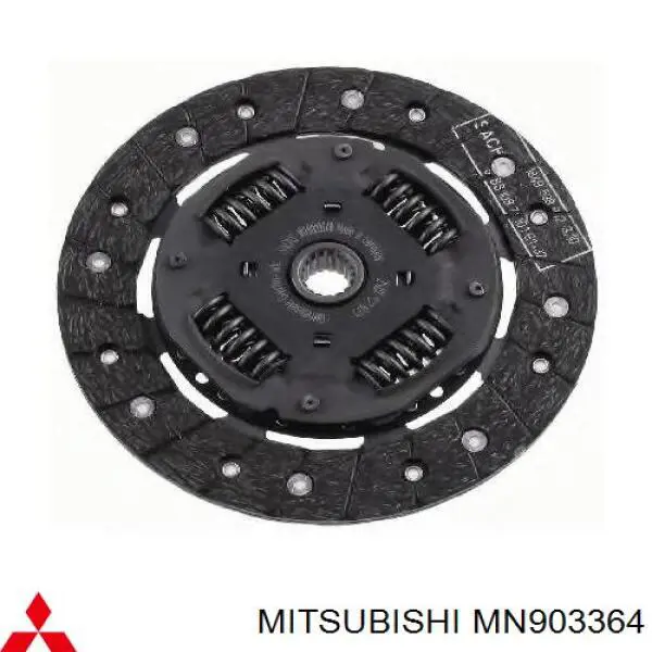 MN903364 Mitsubishi disco de embrague