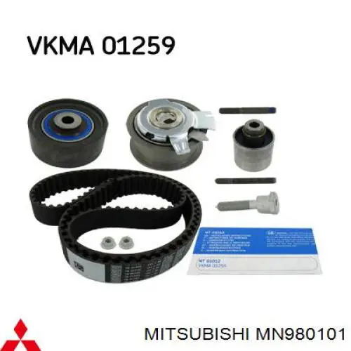 Tensor de la correa de distribución Mitsubishi MN980101 precio, desde 39,20 EUR