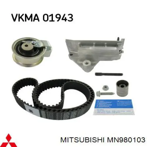 Juego de correas dentadas Mitsubishi MN980103 precio, desde 116,14 EUR