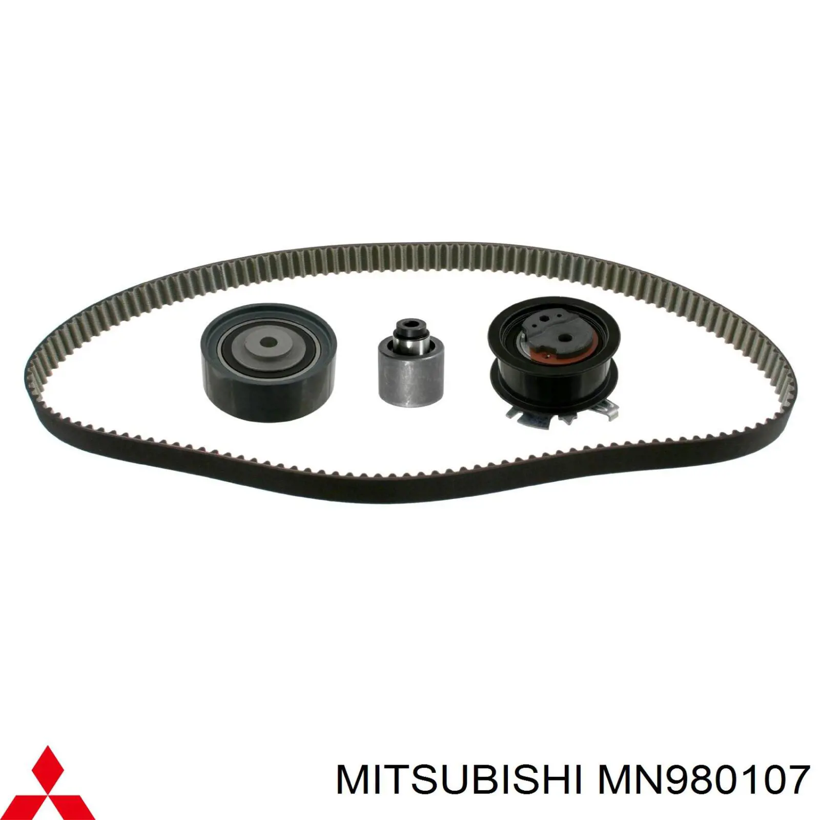 MN980107 Mitsubishi rodillo intermedio de correa dentada