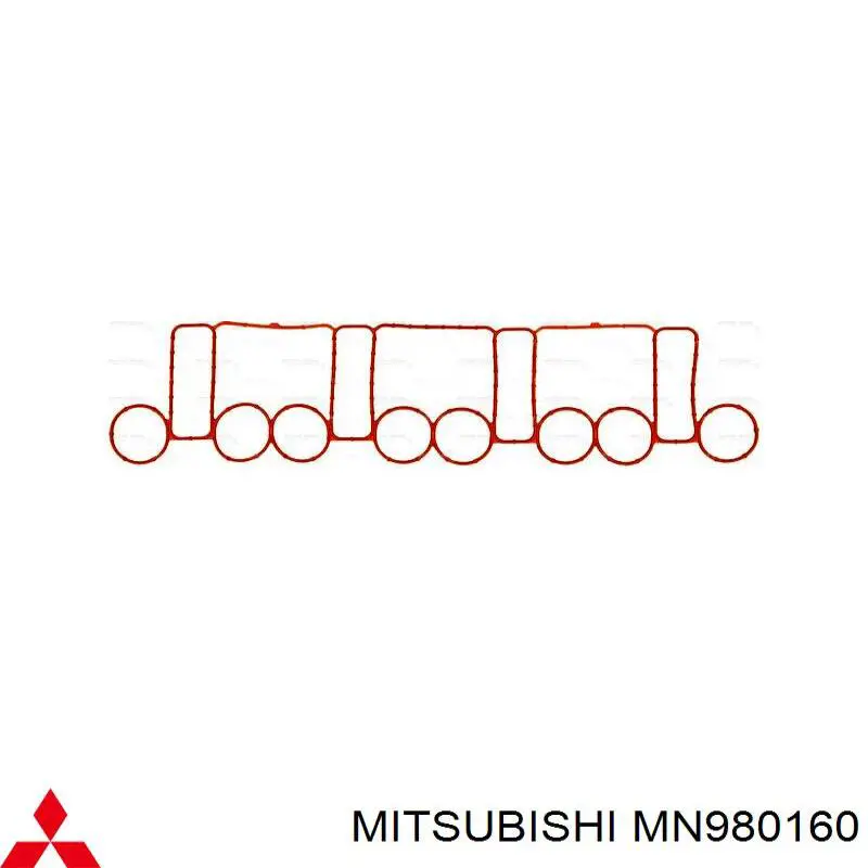 MN980160 Mitsubishi junta de colector de admisión