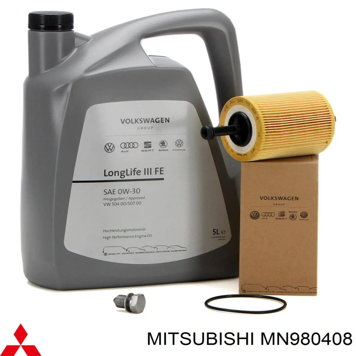 MN980408 Mitsubishi filtro de aceite
