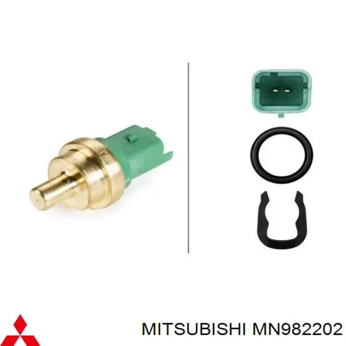 Sensor de temperatura del refrigerante Mitsubishi MN982202 precio, desde 9,22 EUR