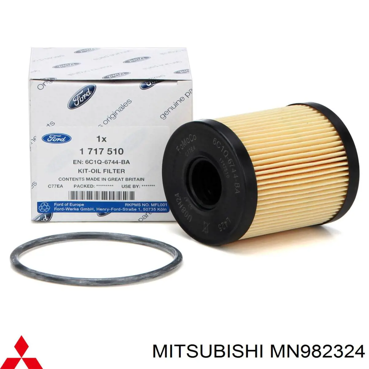 MN982324 Mitsubishi filtro de aceite