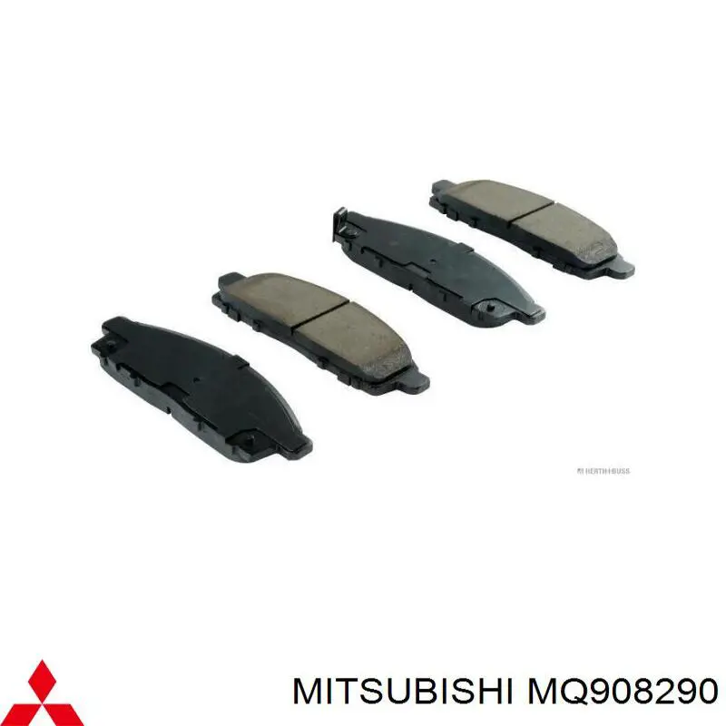 MQ908290 Mitsubishi pastillas de freno delanteras