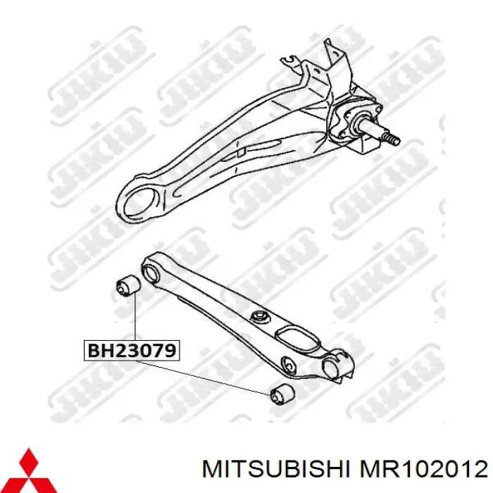 Buje del brazo inferior trasero Mitsubishi MR102012
