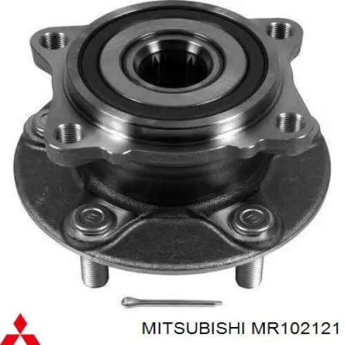 MR102121 Mitsubishi cubo de rueda trasero