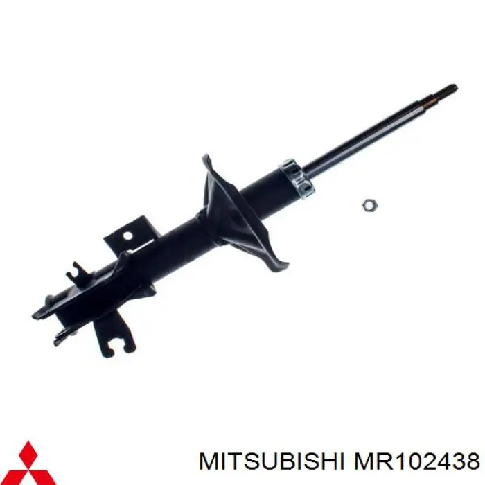 MR102438 Mitsubishi amortiguador delantero izquierdo