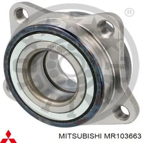 MR103663 Mitsubishi cojinete de rueda delantero