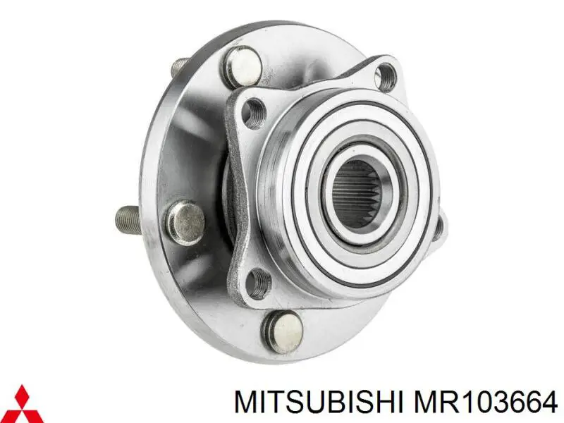 MR103664 Mitsubishi cubo de rueda delantero