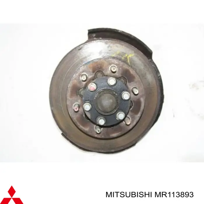 MR113893 Mitsubishi muñón del eje, suspensión de rueda, delantero derecho