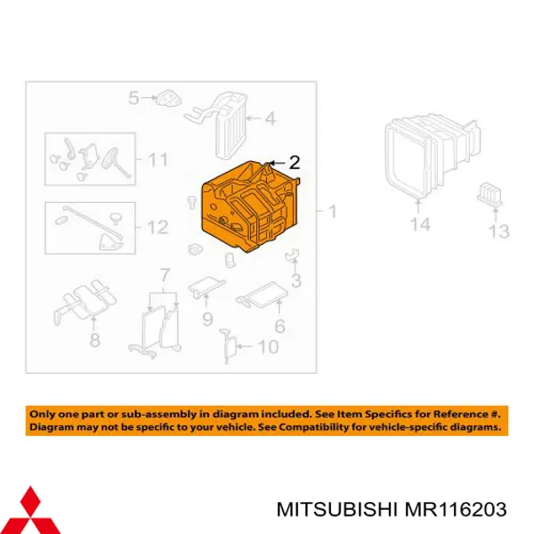  Mitsubishi MR116203 precio, desde  