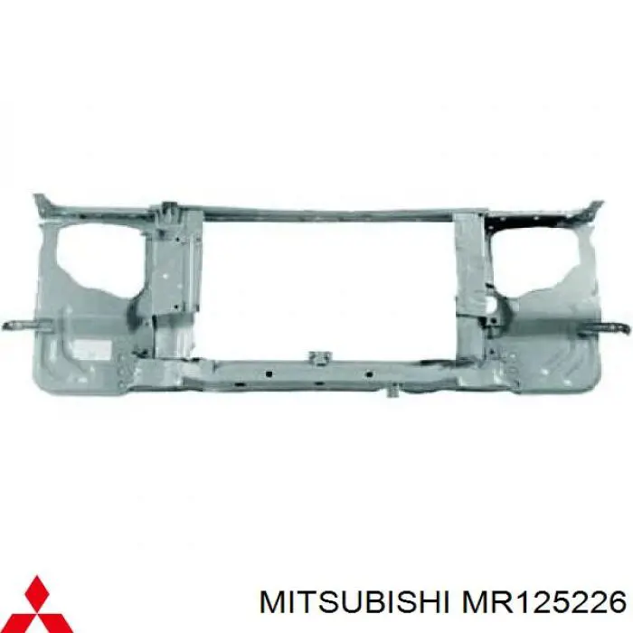 Soporte de radiador completo (panel de montaje para foco) Mitsubishi Pajero 2 (V2W, V4W)