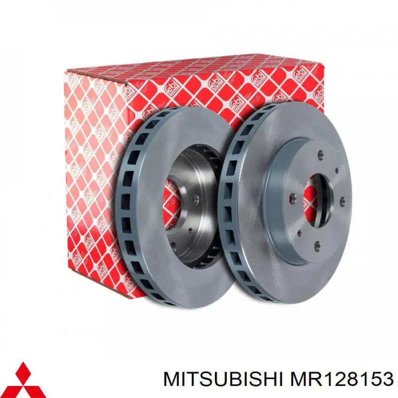 Frenos delanteros Mitsubishi MR128153 precio, desde 26,93 EUR