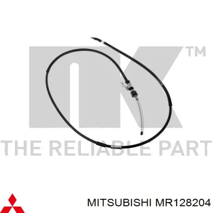 Comprar MR128204 Mitsubishi Cable de freno de mano trasero derecho