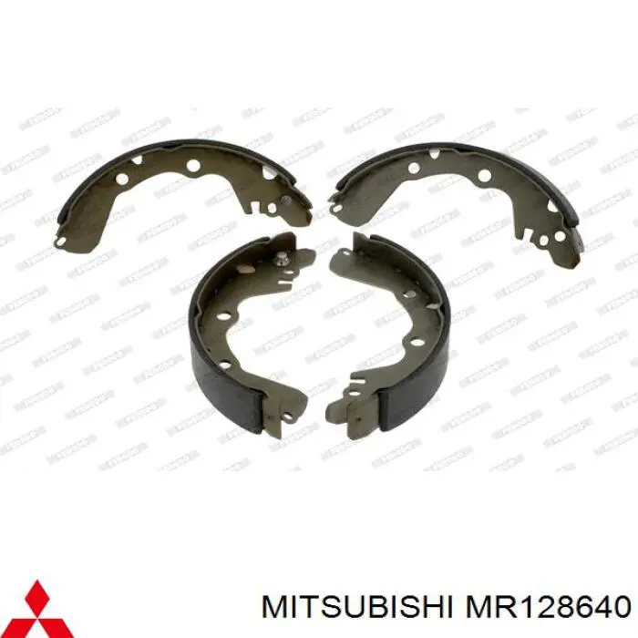 MR128640 Mitsubishi zapatas de freno de mano