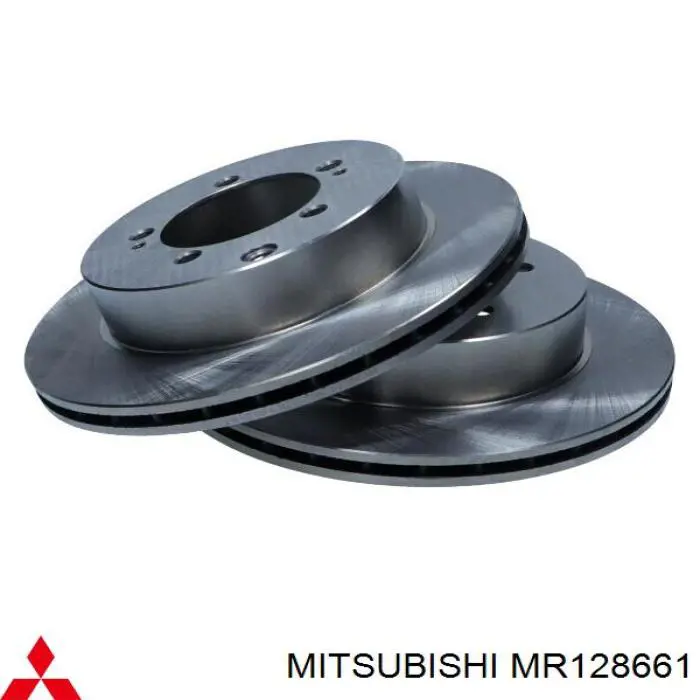 Disco de freno trasero MR128661 Mitsubishi
