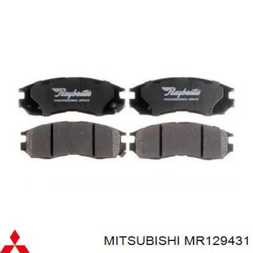 Pastillas freno delanteras Mitsubishi MR129431 precio, desde 22,80 EUR