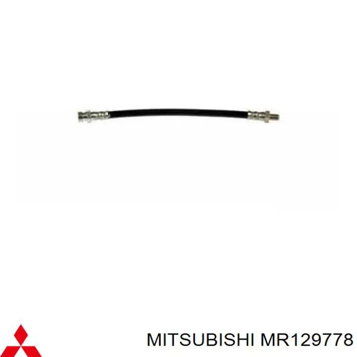 MB857558 Mitsubishi latiguillo de freno trasero