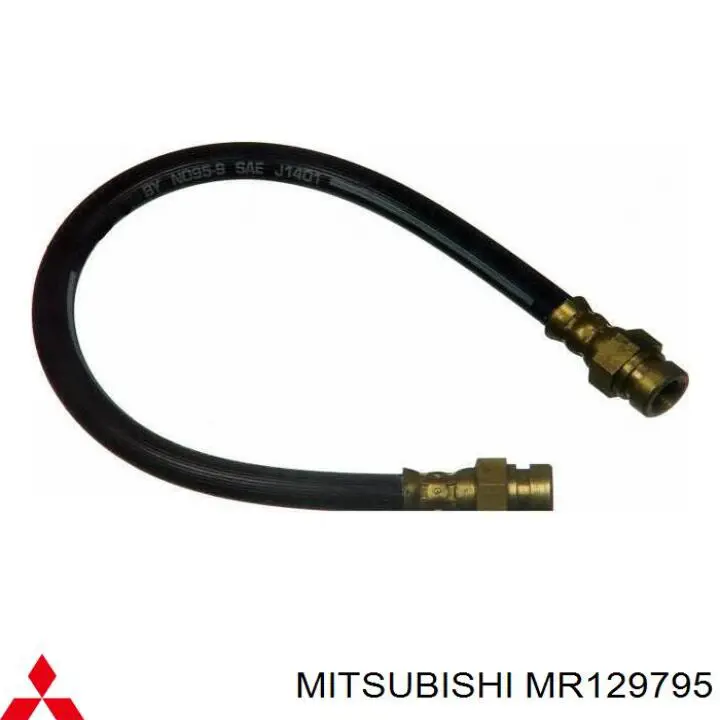 MR129795 Mitsubishi latiguillo de freno trasero