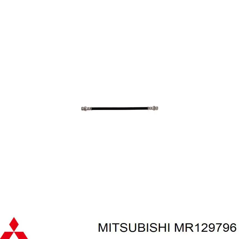 MB857582 Mitsubishi latiguillo de freno trasero