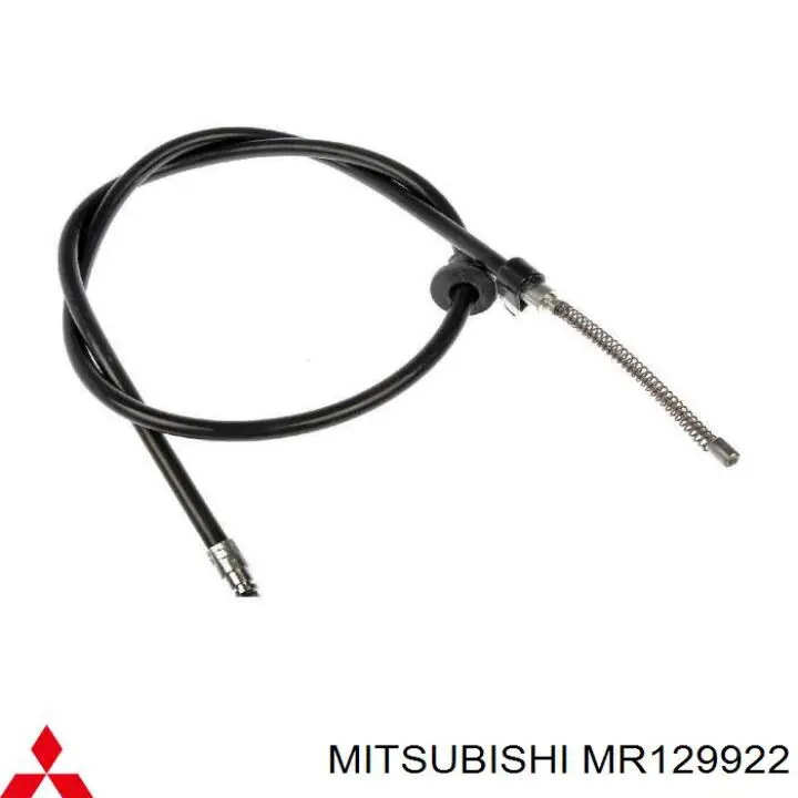 MR129922 Mitsubishi cable de freno de mano trasero derecho